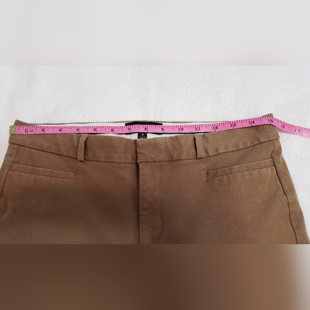 Banana Republic Women's Sloan Pants Beige Camel Size 8 - Picture 7 of 14